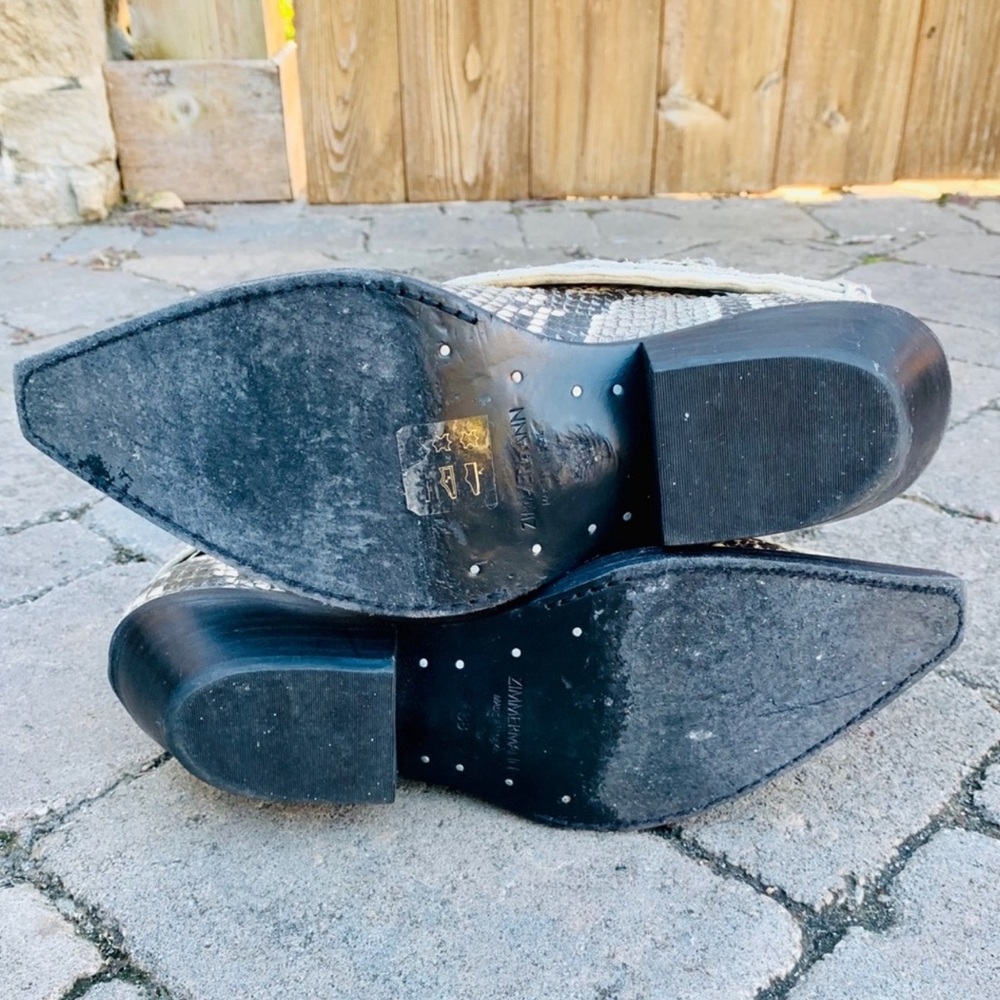 Zimmerman Cowboy Boots - Python Leather - image 5